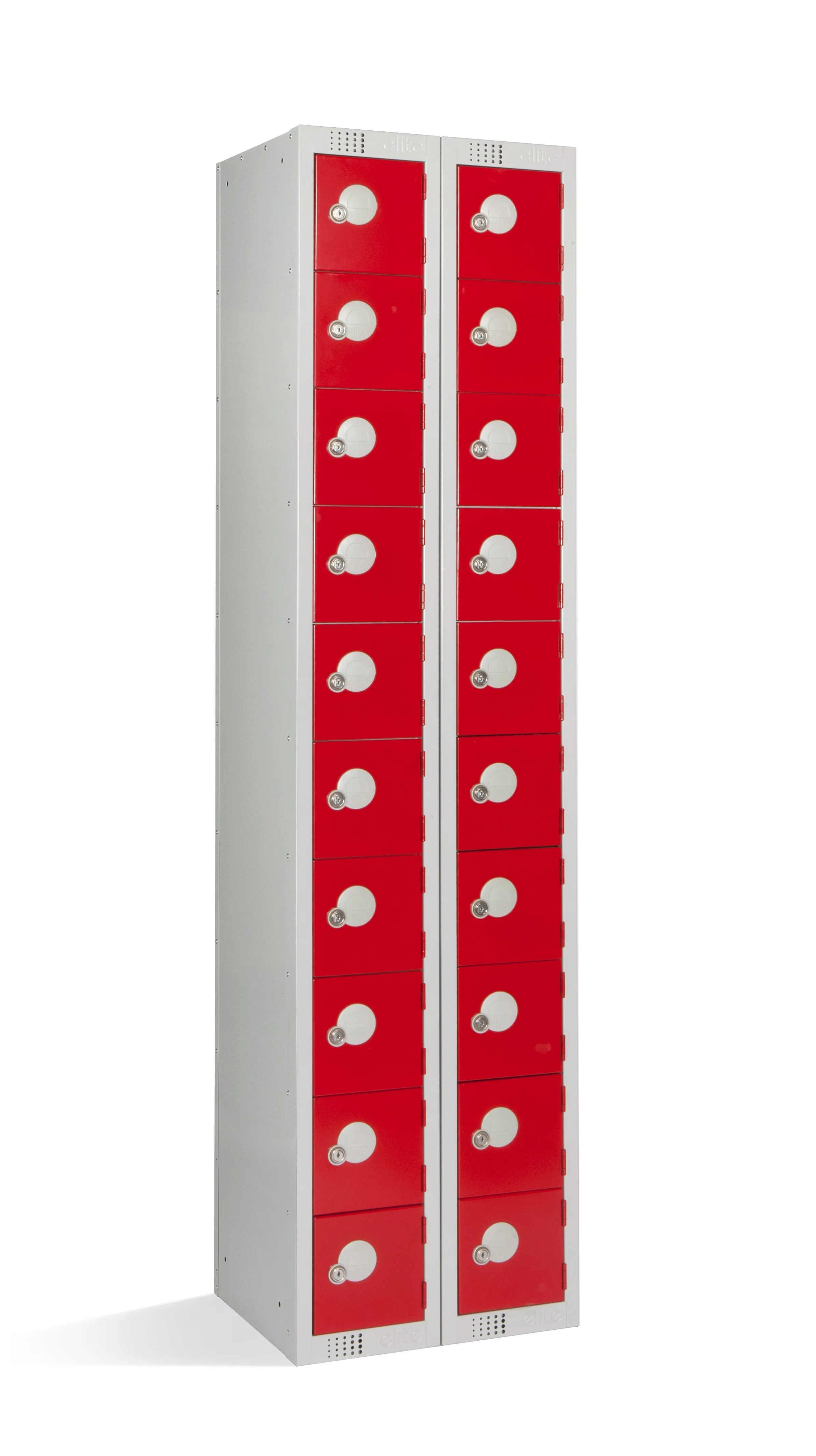 Elite Twenty Door Floor Standing Personal Effects Locker