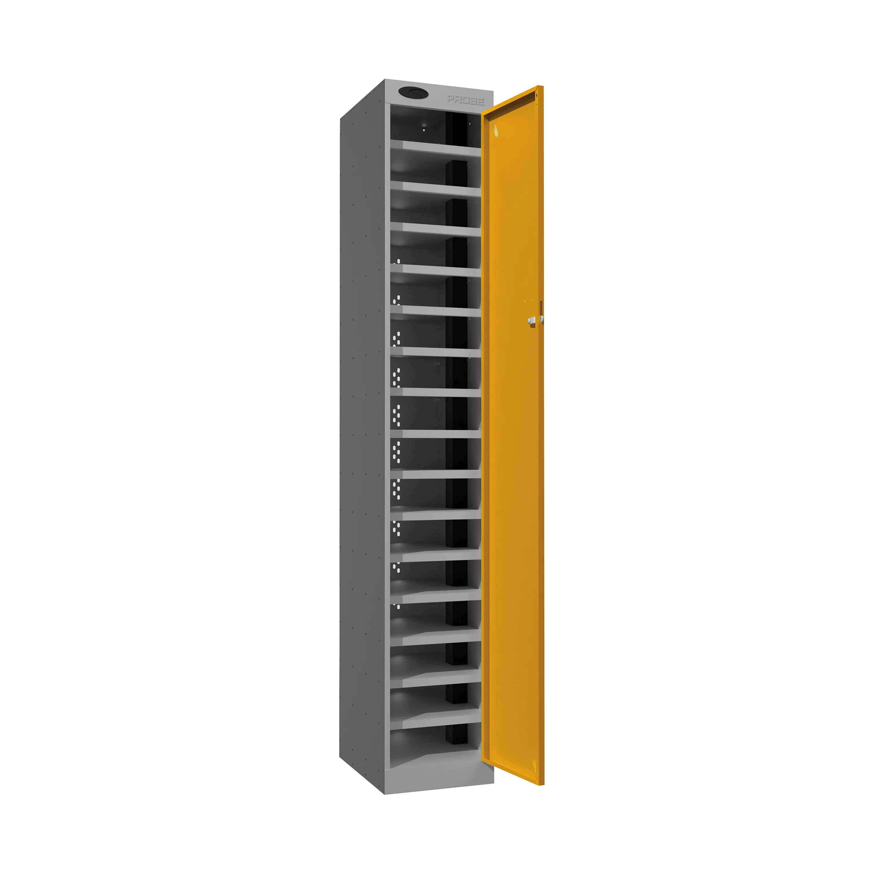 Probe One Door Sixteen Compartments Mobile Phone Charging Locker