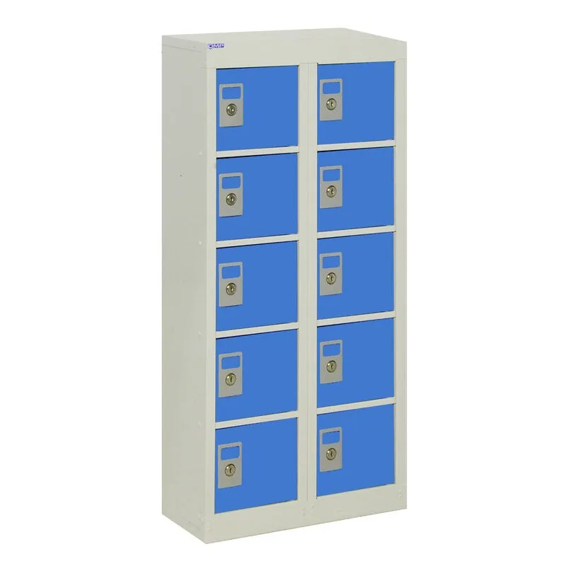 Wall-Mounted Mobile Phone Storage Locker 10 door