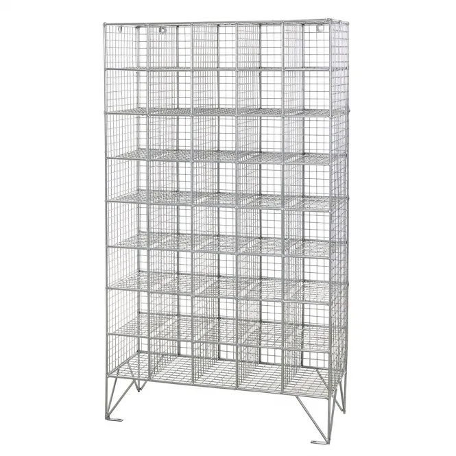 No Doors 40 Compartments Mesh Personal Effects Locker